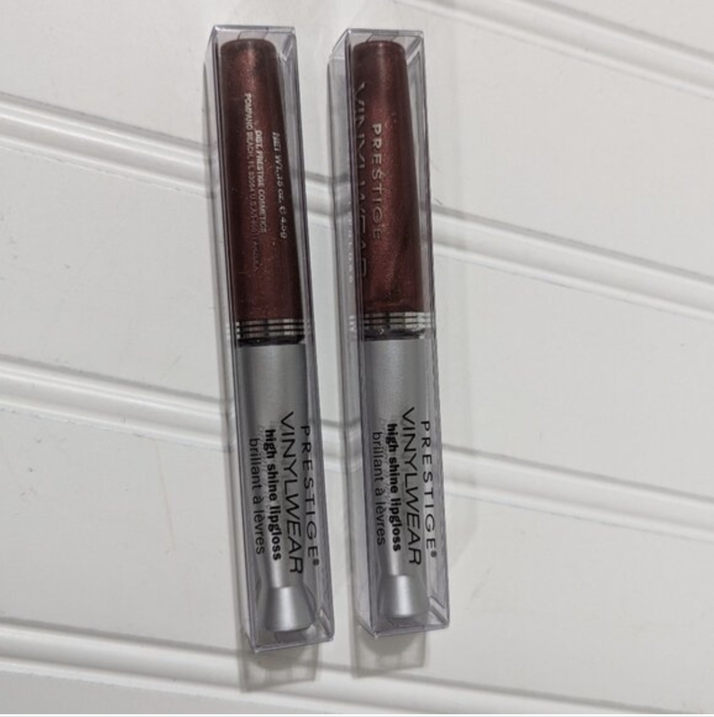 Prestige Cosmetics Vinylwear High Shine Lip Gloss in Spark BNIB Full Size .15oz